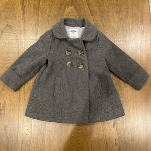 Kids dark grey/charcoal pea coat